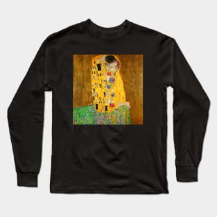 Gustav Klimt The kiss famous art painting Long Sleeve T-Shirt